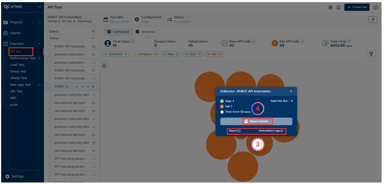 API Test Dashboard