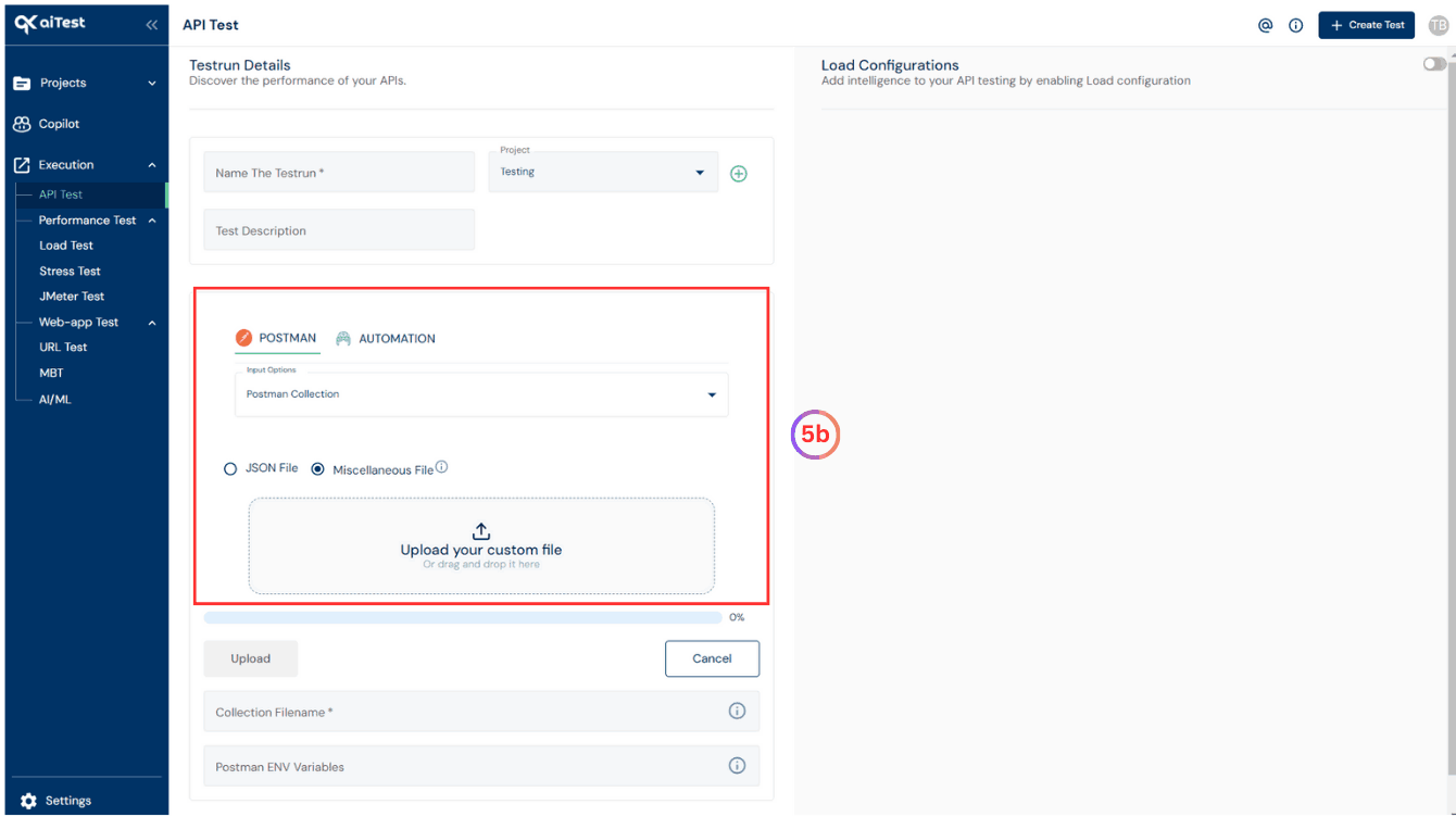 Upload Custom File Collection